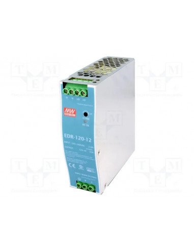 Sursă în comutație MeanWell 12VCC 10A 120W - aparatajelectric.ro