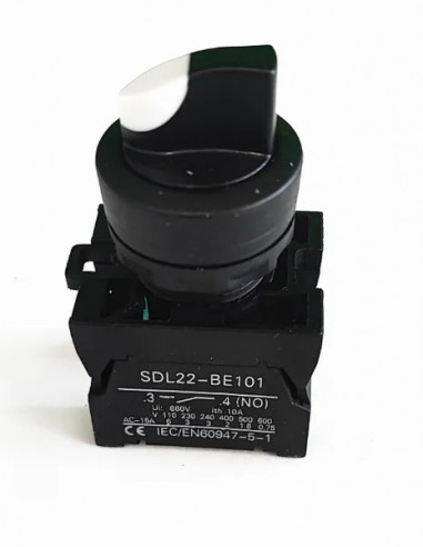 Buton selector 2 poziții 230V - Global Energy Power | aparatajelectric.ro