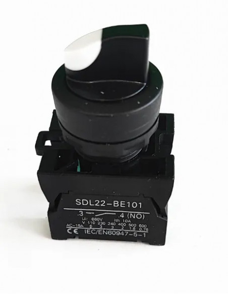 Buton selector 3 poziții 230V - Global Energy Power | aparatajelectric.ro