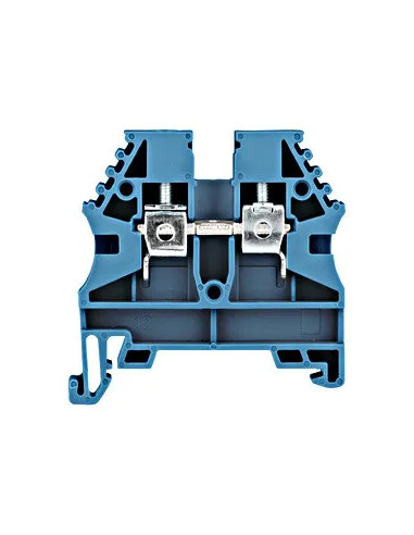 Clemă de nul, conex. cu şurub tip AVK 4, albastru, 4 mm²