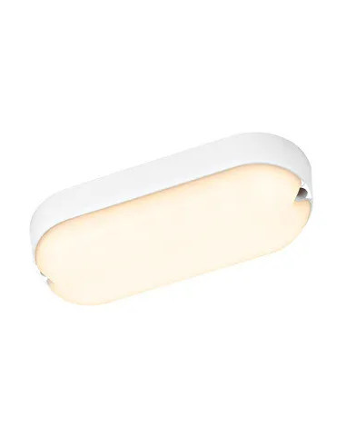 OVALIS LED 5W 3000K 500lm, opal IP65 opal, alb