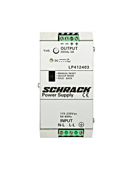 Sursă în comutație 12VCC 10A 120W - Schrack | aparatajelectric.ro