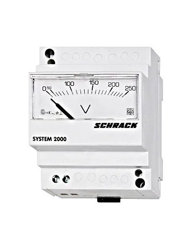 Voltmetru modular 0-250V AC Schrack - aparatajelectric.ro