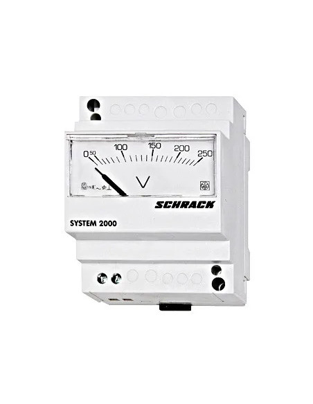 Voltmetru modular 0-250V AC Schrack - aparatajelectric.ro