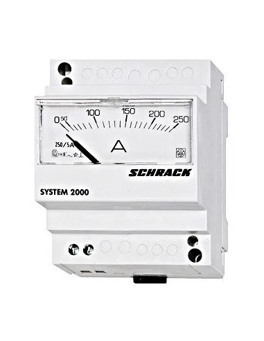 Ampermetru analogic 0-10A AC modular - aparatajelectric.ro