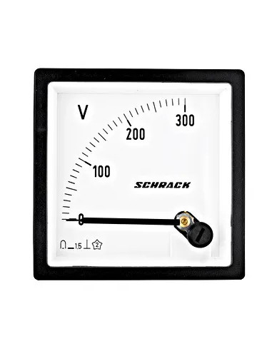 Voltmetru Schrack 0-300V DC, 72x72mm - aparatajelectric.ro