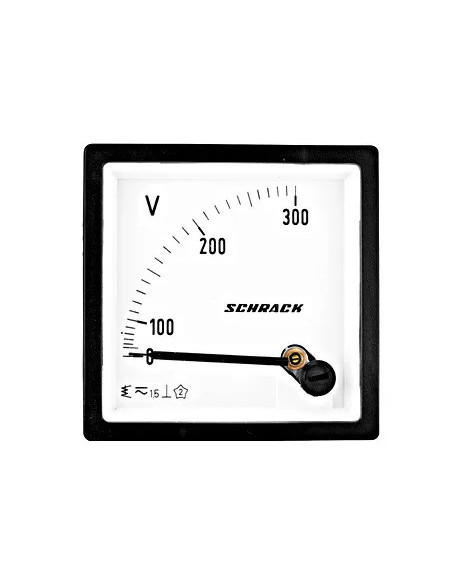 Voltmetru Schrack 72x72mm 0-300V AC - aparatajelectric.ro