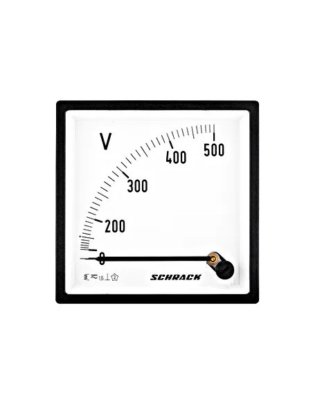 Voltmetru AC 0-500V 96x96mm Schrack - aparatajelectric.ro