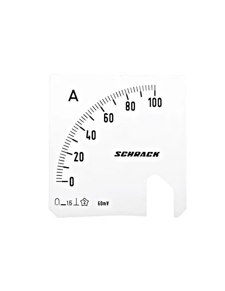 Scală 100A DC 72*72mm Schrack - aparatajelectric.ro