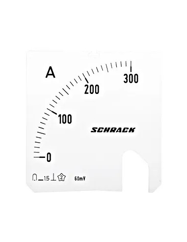 Scală 72*72mm, 300A DC - Schrack | aparatajelectric.ro