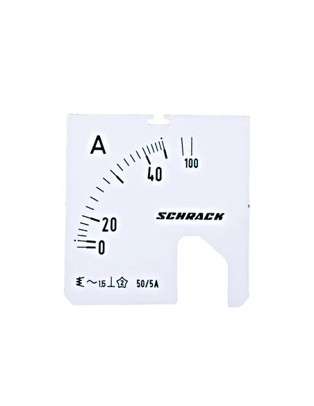 Scală Schrack 48*48mm 25/50/5A AC - aparatajelectric.ro