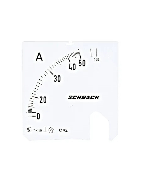 Scală Schrack 72*72mm 50/100/5A AC - aparatajelectric.ro