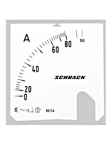 Scală Schrack 72*72mm, 80/160/5A AC - aparatajelectric.ro