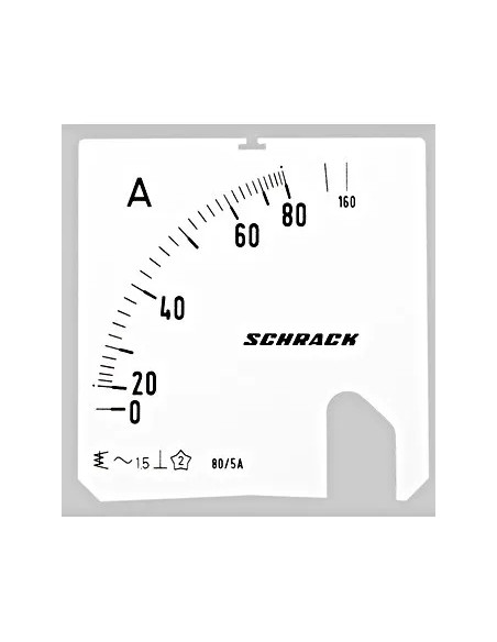 Scală Schrack 72*72mm, 80/160/5A AC - aparatajelectric.ro