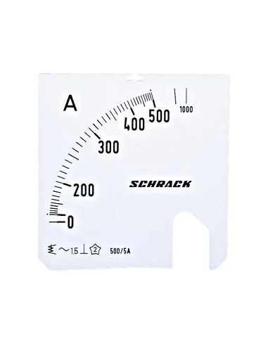 Scală Schrack 72*72mm 500/1000/5A AC - aparatajelectric.ro