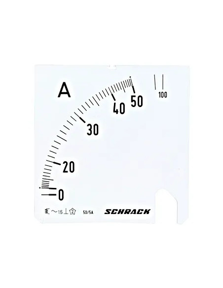 Scală Schrack 50/100/5A AC, 96*96mm - aparatajelectric.ro