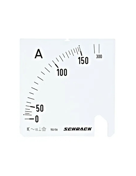 Scală Schrack 150/300/5A AC, 96*96mm - aparatajelectric.ro