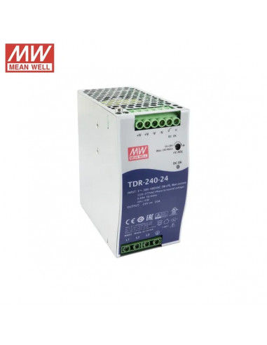 Sursă în comutație MeanWell 24VCC 10A 240W - aparatajelectric.ro