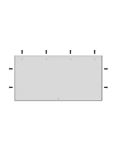 Placă de trecere plină tip I L420 A200mm - Schrack | aparatajelectric.ro