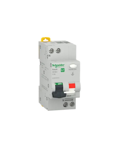 Easy9 RCBO 1P+N 16A 4500A 30mA curba C - Schneider Electric