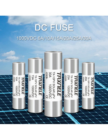 Siguranță Fuzibilă 10x38mm 16A 1000VDC - Protecție electrică fiabilă